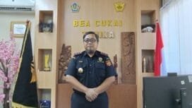 Kepala Kantor Pengawasan dan Pelayanan Bea dan Cukai Tipe Madya Pabean C Timika, Yudi Amirullah. (Foto: Kristin Rejang/Sasagupapua.com)