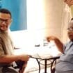 John NR Gobai saat bertemu dengan anggota Komisi XII DPR RI, Arif Uopdana. (Foto: Istimewa)