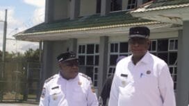 Bupati dan Wakil Bupati Mimika, Johannes Rettob-Emanuel Kemong. (Foto: Krstin Rejang/Sasagupapua.com)