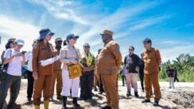 Wakil Menteri Pendidikan Tinggi, Sains, dan Teknologi (Wamendiktisaintek) Stella Christie saat berkunjung di Provinsi Papua Tengah. (Foto: Humas Pemprov Papua Tengah)