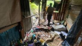 Lokasi rumah tempat nelayan meracik bom ikan, di Abepura. (Foto: Humas Polresta Jayapura kota)