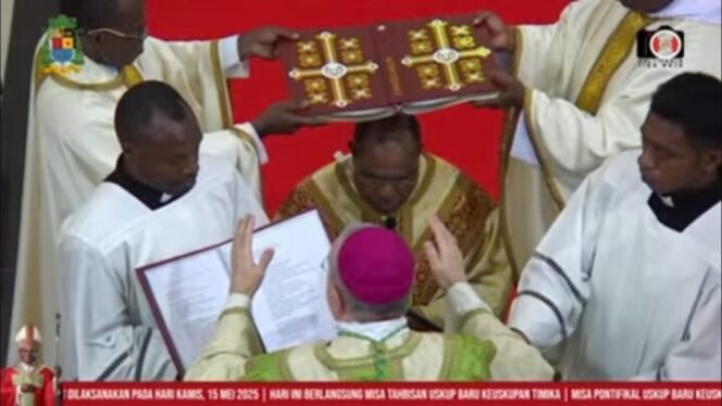 
Suasana Pentahbisan Uskup Timika. 