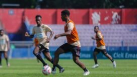 Skuad Persipura saat menjalani latihan.(Foto: Istimewa)