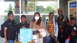 Peserta dari Ilaga. (Foto: Kristin Rejang/Sasagupapua.com)