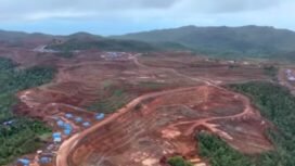 Aktifitas penambangan nikel di Raja Ampat. (Foto: Greenpeace)