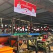 Pasar sentral Timika, Blok Ikan dan Karaka. (Foto: Istimewa)