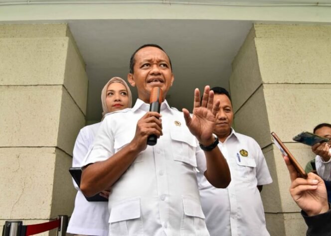 
Menteri Energi dan Sumber Daya Mineral (ESDM) Bahlil Lahadalia. 