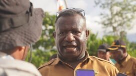 Kepala Dinas Koperasi, Usaha Mikro, Kecil dan Menengah (UMKM), Perindustrian dan Perdagangan Papua Tengah, Norbertus Mote. (Foto: Sasagupapua)