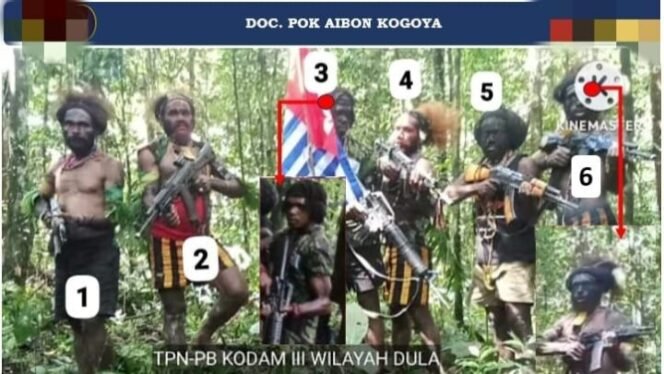 
Enam Anggota KKB Pelaku Penembakan Dua Personel Brimob di Nabire Ditangkap