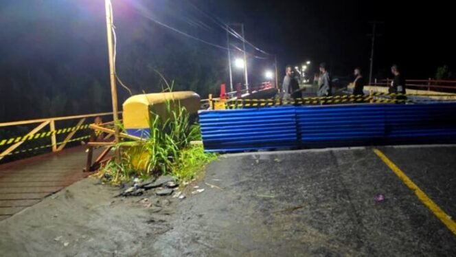 
Kondisi jembatan kalibobo. (Foto: Istimewa)