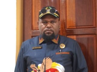 Ketua Fraksi Khusus DPRP Papua Tengah, Donatus Mote. (Foto: sasagupapua)