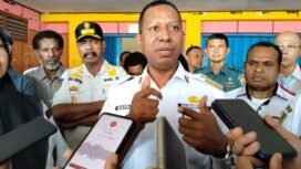 Gubernur Papua Selatan, Apolo Safanpo. (Sumber foto: merauke.go.id)