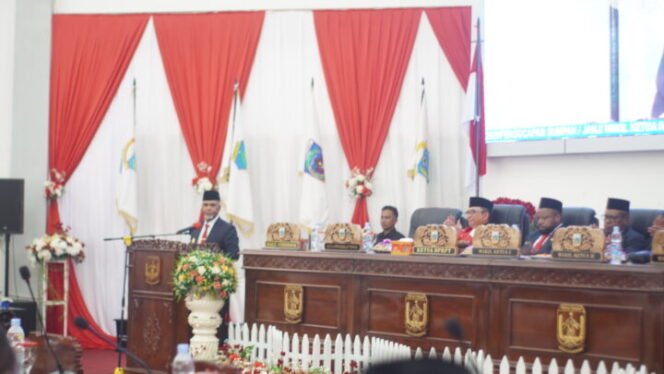 
Wakil Gubernur Papua Tengah, Deinas Geley. (Foto: Kristin Rejang/Sasagupapua.com)