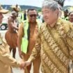 Bupati Biak Numfor, Markus Mansembra saat menerima kunjungan Duta Besar Jepang untuk Indonesia, Masaki Yasushi, Selasa (9/9/2025). Foto: Humas Pro Biak