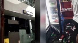 Capture video amatir yang beredar. 