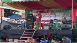 Asisten III Sekda Kabupaten Jayawijaya Pilatus Lagowan saat memberikan sambutan. Foto : Agris Wistrijaya