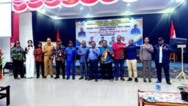Foto bersama usai Public Hearing DPRP dan Pansus DPR Papua Tengah. (Foto: Edwin Rumanasen)