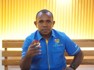 Ketua KNPI Papua Tengah, Yustinus Tebai. (Foto: Dok Sasagupapua.com)