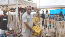 Ketua DPD 1 KNPI Papua Tengah, Yustinus Tebai. (Foto: Kristin Rejang/sasagupapua.com)