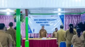 Suasana kegiatan Rakor pembentukan Korpri Papua Tengah. (Foto: Humas Pemprov Papua Tengah)