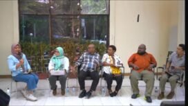 Suasana peluncuran laporan YLBHI Papua Dalam Cengkraman Militer. (Foto: Capture YouTube YLBHI).