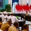 Suasana pertemuan presiden dan wakil presiden bersama kepala daerah se-tanah Papua 