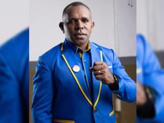 Ketua DPD I KNPI Provinsi Papua Tengah, Yustinus Tebai. 