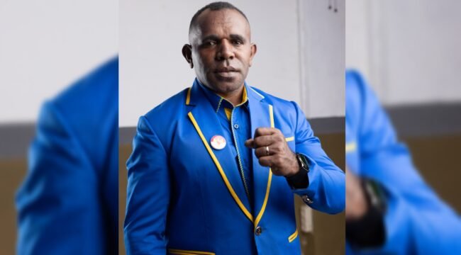 Ketua DPD I KNPI Provinsi Papua Tengah, Yustinus Tebai. 