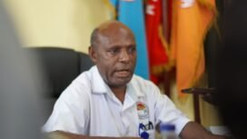 Rektor USWIM Nabire, Petrus Tekege. Foto: Edwin Rumanasen/Sasagupapua.com