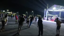 Suasana gladi bersih di lapangan Bandara Lama Nabire, Senin (12/1/2026). 