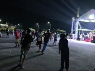 Suasana gladi bersih di lapangan Bandara Lama Nabire, Senin (12/1/2026). 