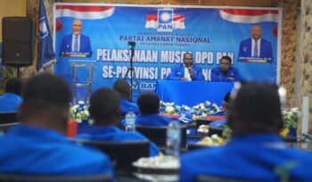 Suasana MUSDA DPW PAN Papua Tengah, Sabtu (28/2/2025). 