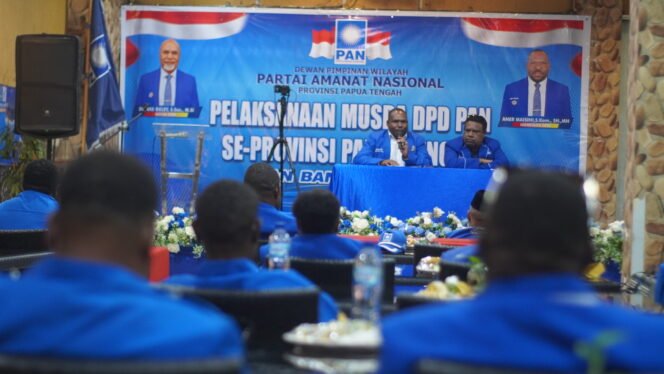 
Suasana MUSDA DPW PAN Papua Tengah, Sabtu (28/2/2025). 