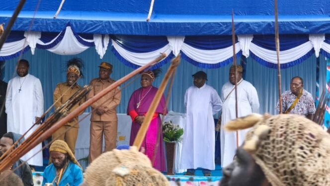 
Suasana kegiatan pembukaan Mupas Mee VIII, Senin (2/2/2026). Foto: Humas Pemprov Papua Tengah/Abeth You.