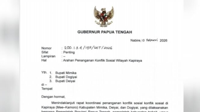 
Arahan Penanganan Konflik Kapiraya dari Gubernur. 