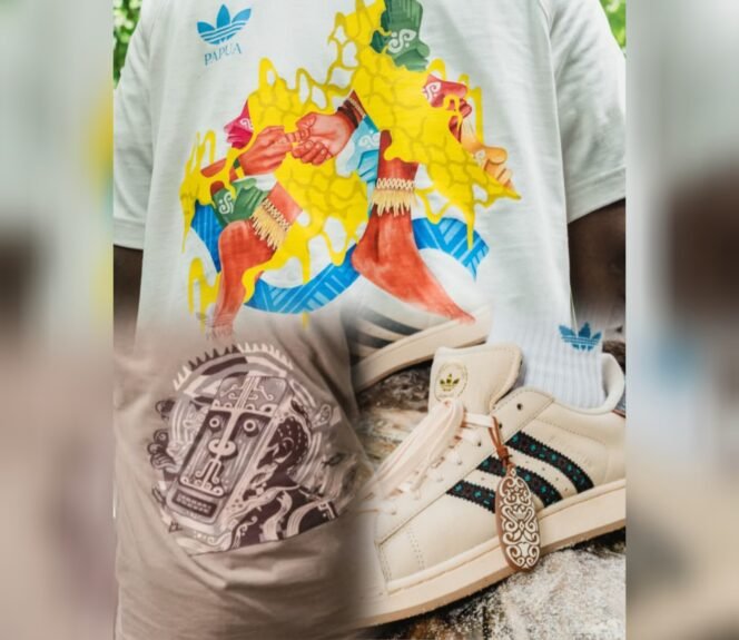 
Adidas Gandeng Goresan Seniman Asli Papua, Michael Yan Davis Maran dalam Koleksi Terbaru—Intip Karyanya