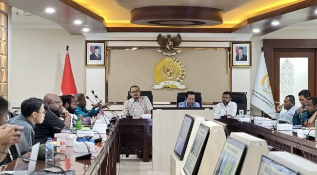 Suasana pertemuan dengan DPD RI beberapa waktu lalu. (Foto: Ist)