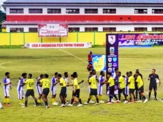 Stadion Wania Imipi SP1, Lokasi perhelatan Liga 4 Papua Tengah 2026. (Foto: Edwin Rumanasen)