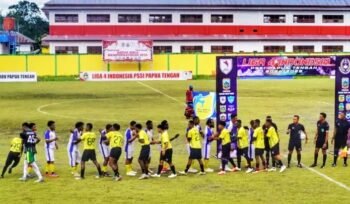 Stadion Wania Imipi SP1, Lokasi perhelatan Liga 4 Papua Tengah 2026. (Foto: Edwin Rumanasen)