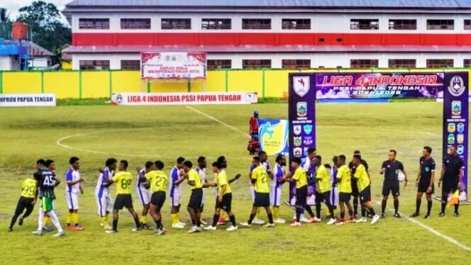 
Stadion Wania Imipi SP1, Lokasi perhelatan Liga 4 Papua Tengah 2026. (Foto: Edwin Rumanasen)