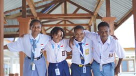 Siswa dan Siswi di MEPA Boarding School. (Foto: Kristin Rejang/Sasagupapua.com)