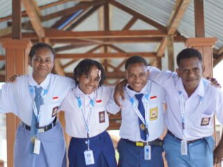 Siswa dan Siswi di MEPA Boarding School. (Foto: Kristin Rejang/Sasagupapua.com)