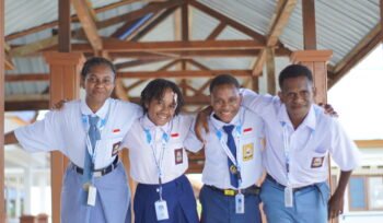 Siswa dan Siswi di MEPA Boarding School. (Foto: Kristin Rejang/Sasagupapua.com)