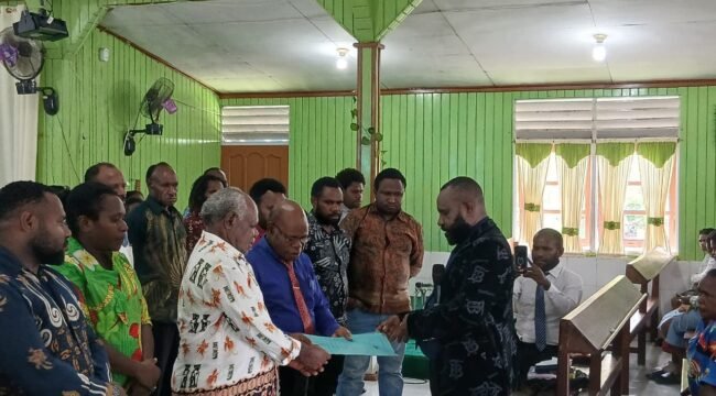 Momen pembentukan panitia Jubelium Jemaat Bukit Zaitun. (Foto: Istimewa)