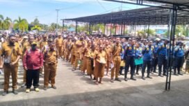 CPNS Papua Tengah saat terima STTP. (Foto: Humas Pemprov Papua Tengah)