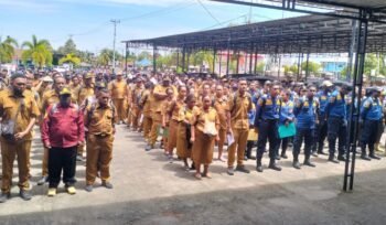 CPNS Papua Tengah saat terima STTP. (Foto: Humas Pemprov Papua Tengah)