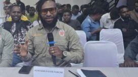 Ketua KONI Kabupaten Puncak, Meno K. Magai. (Foto: Ist)