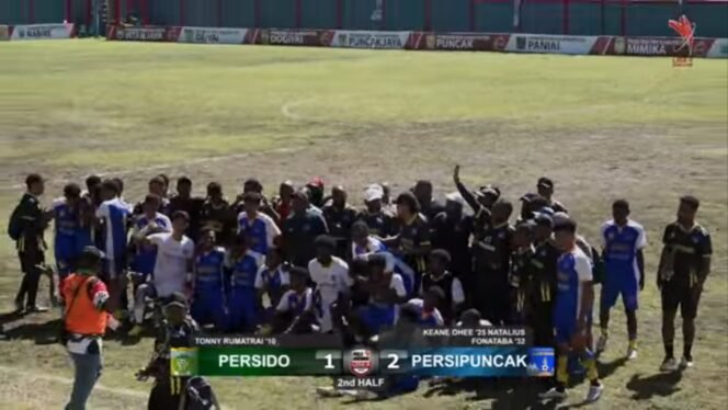 
Persipuncak Cartensz Melaju ke Final usai Menundukan Persido Dogiyai 1-2