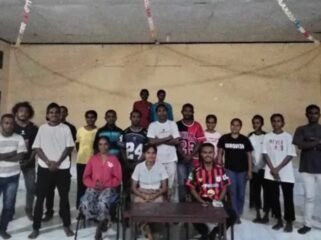 Foto bersama dalam momen rapat Ikatan Mahasiswa Sorong Selatan di Manokwari. (Foto: Istimewa)  