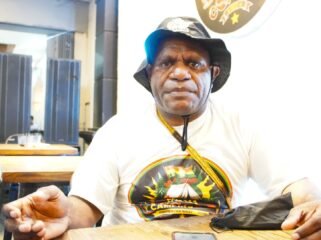 Ketua Komunitas Rasta Kribo (KORK) Papua, Thedy Pekei. (Foto: Kristin Rejang/Sasagupapua.com)